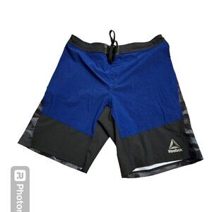 Reebok Speedwick Cordura  Size  30" Blue Camo BackMens Swim or Short